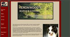 Desktop Screenshot of heronwoodbordercollies.com