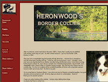 Tablet Screenshot of heronwoodbordercollies.com